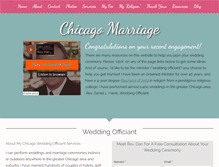 Tablet Screenshot of chicagomarriage.com